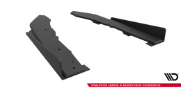 Street Pro Heck Ansatz Flaps Diffusor + Flaps für BMW M440i  G22 / G23 / G22 Facelift / G23 Facelift schwarz Hochglanz