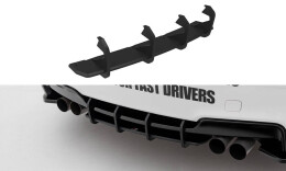 Street Pro Heckschürze Heck Ansatz Diffusor passend für BMW 1er M Coupe E82 SCHWARZ