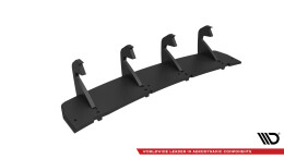 Street Pro Heckschürze Heck Ansatz Diffusor passend für BMW 1er M Coupe E82 ROT