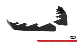 Front Stoßstange Flaps für Hyundai Veloster N Mk2 schwarz Hochglanz