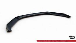 Cup Spoilerlippe Front Ansatz V.1 passend für Hyundai Veloster N Mk2 schwarz Hochglanz