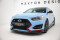 Cup Spoilerlippe Front Ansatz V.1 passend für Hyundai Veloster N Mk2 schwarz Hochglanz