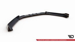 Street+ Spoilerlippe Front Ansatz V.2 passend für Hyundai Veloster N Mk2 schwarz Hochglanz