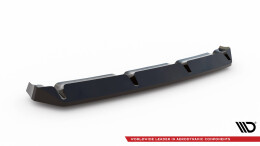 Mittlerer Cup Diffusor Heck Ansatz DTM Look passend für Hyundai Veloster N Mk2 schwarz Hochglanz