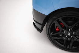 Heck Ansatz Flaps Diffusor passend für Hyundai Veloster N Mk2 schwarz Hochglanz