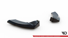 Heck Ansatz Flaps Diffusor passend für Hyundai Veloster N Mk2 schwarz Hochglanz