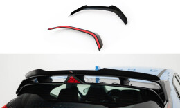 Heck Spoiler Aufsatz Abrisskante für Hyundai Veloster N Mk2 schwarz Hochglanz