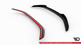 Heck Spoiler Aufsatz Abrisskante passend für Hyundai Veloster N Mk2 schwarz Hochglanz