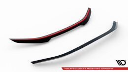 Heck Spoiler Aufsatz Abrisskante passend für Hyundai Veloster N Mk2 schwarz Hochglanz