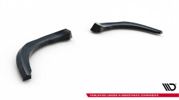 Heck Ansatz Flaps Diffusor V.3 passend für Ford Focus ST Mk3 Facelift schwarz Hochglanz