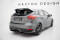 Heck Ansatz Flaps Diffusor V.3 passend für Ford Focus ST Mk3 Facelift schwarz Hochglanz