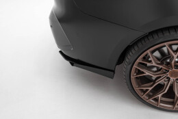 Hintere Seiten Flaps passend für BMW M440i G22 / G23 / G22 FL / G23 FL schwarz Hochglanz