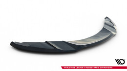 Cup Spoilerlippe Front Ansatz passend für BMW 1er M Coupe E82 schwarz Hochglanz