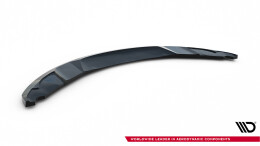 Cup Spoilerlippe Front Ansatz passend für BMW 1er M Coupe E82 schwarz Hochglanz