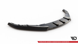 Cup Spoilerlippe Front Ansatz passend für BMW 4er Coupe / Cabrio G22 / G23 schwarz Hochglanz