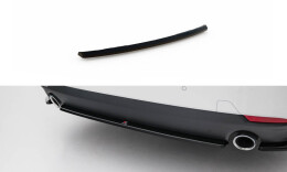 Mittlerer Cup Diffusor Heck Ansatz DTM Look passend für BMW 4er Coupe / Cabrio G22 / G23 schwarz Hochglanz