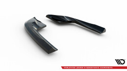 Heck Ansatz Flaps Diffusor passend für Audi S3 Sportback 8V schwarz Hochglanz