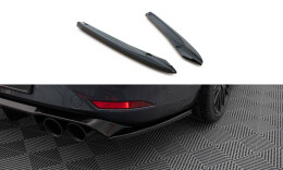 Heck Ansatz Flaps Diffusor V.2 passend für Seat Leon ST FR Mk4 schwarz Hochglanz