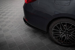 Heck Ansatz Flaps Diffusor V.2 passend für Seat Leon ST FR Mk4 schwarz Hochglanz