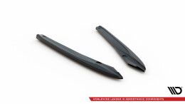 Heck Ansatz Flaps Diffusor V.2 passend für Seat Leon ST FR Mk4 schwarz Hochglanz