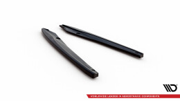 Heck Ansatz Flaps Diffusor V.2 passend für Seat Leon ST FR Mk4 schwarz Hochglanz