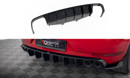 Heck Ansatz Diffusor passend für Porsche Macan GTS /...