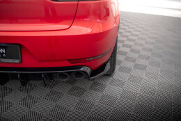 Heck Ansatz Diffusor passend für Porsche Macan GTS / Sport Design Mk1 Facelift schwarz Hochglanz