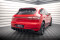 Heck Ansatz Flaps Diffusor V.2 passend für Porsche Macan GTS / Sport Design Mk1 Facelift schwarz Hochglanz