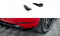 Heck Ansatz Flaps Diffusor V.2 passend für Porsche Macan GTS / Sport Design Mk1 Facelift schwarz Hochglanz