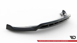 Cup Spoilerlippe Front Ansatz passend für Porsche Macan Turbo Mk1 schwarz Hochglanz