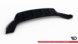 Cup Spoilerlippe Front Ansatz passend für Porsche Macan Turbo Mk1 schwarz Hochglanz