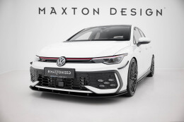 Street Pro Cup Spoilerlippe Front Ansatz für Volkswagen Golf GTI / GTE / R-Line Mk8 Facelift ROT