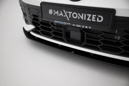 Street Pro Cup Spoilerlippe Front Ansatz passend für VW Golf GTI / GTE / R-Line Mk8 Facelift ROT