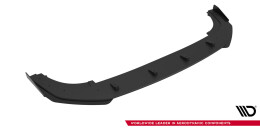 Street Pro Cup Spoilerlippe Front Ansatz passend für VW Golf GTI / GTE / R-Line Mk8 Facelift SCHWARZ+ HOCHGLANZ FLAPS