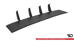 Street Pro Heckschürze Heck Ansatz Diffusor V.3 passend für VW Golf GTI Mk8 SCHWARZ