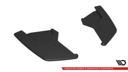 Street Pro Heck Ansatz Flaps Diffusor V.1 für Volkswagen Golf GTI Mk8 ROT