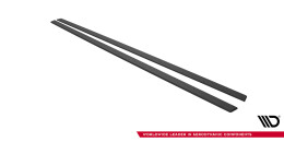 Street Pro Seitenschweller Ansatz Cup Leisten V.2 passend für VW Golf GTI / GTE / GTI Clubsport / R-Line Mk8 SCHWARZ