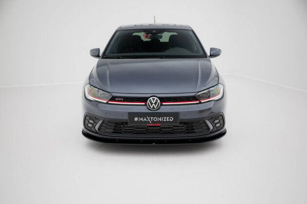 Street Pro Cup Spoilerlippe Front Ansatz + Flaps passend für VW Golf GTI / GTE / R-Line Mk8 Facelift ROT