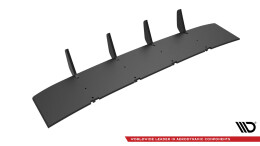 Street Pro Heckschürze Heck Ansatz Diffusor V.5 passend für VW Golf GTI Mk8 rot