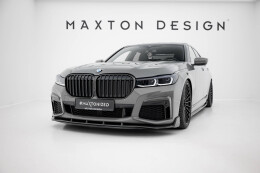 Carbon Cup Spoilerlippe Front Ansatz + Splitter für BMW 7 M-Paket G11 Facelift schwarz Hochglanz