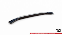 Prepreg Carbon Fiber Cup Spoilerlippe + ABS Front Ansatz passend für BMW 7 M-Paket G11 Facelift schwarz Hochglanz