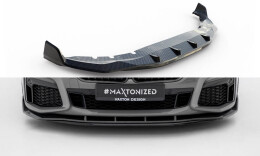 Prepreg Carbon Fiber Cup Spoilerlippe + ABS Front Ansatz...
