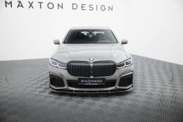 Prepreg Carbon Fiber Cup Spoilerlippe Front Ansatz für + ABS Diffusor BMW 7 M-Paket G11 Facelift schwarz Hochglanz
