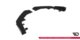 Front Stoßstange Flaps passend für VW Golf GTI / GTE / R-Line Mk8 FL schwarz Hochglanz