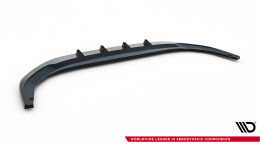 Cup Spoilerlippe Front Ansatz V.1 passend für VW Golf GTI / GTE / R-Line Mk8 Facelift schwarz Hochglanz