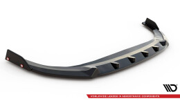 Cup Spoilerlippe Front Ansatz V.2 + Flaps passend für VW Golf GTI / GTE / R-Line Mk8 Facelift