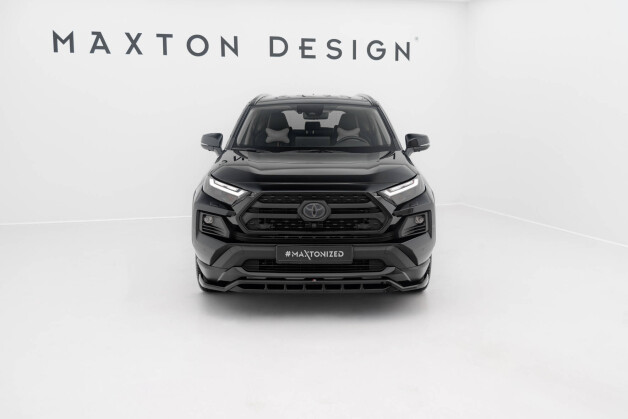 Street+ Spoilerlippe Front Ansatz passend für Toyota RAV4 Adventure Mk5 schwarz Hochglanz