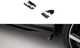 Seitenschweller Flaps für Volkswagen Polo GTI Mk6 Facelift schwarz Hochglanz