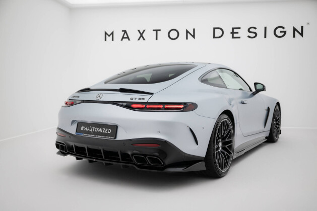 Mittlerer Cup Diffusor Heck Ansatz V.2 passend für Mercedes-AMG GT 63 C192 schwarz Hochglanz