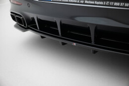 Mittlerer Cup Diffusor Heck Ansatz V.2 passend für Mercedes-AMG GT 63 C192 schwarz Hochglanz